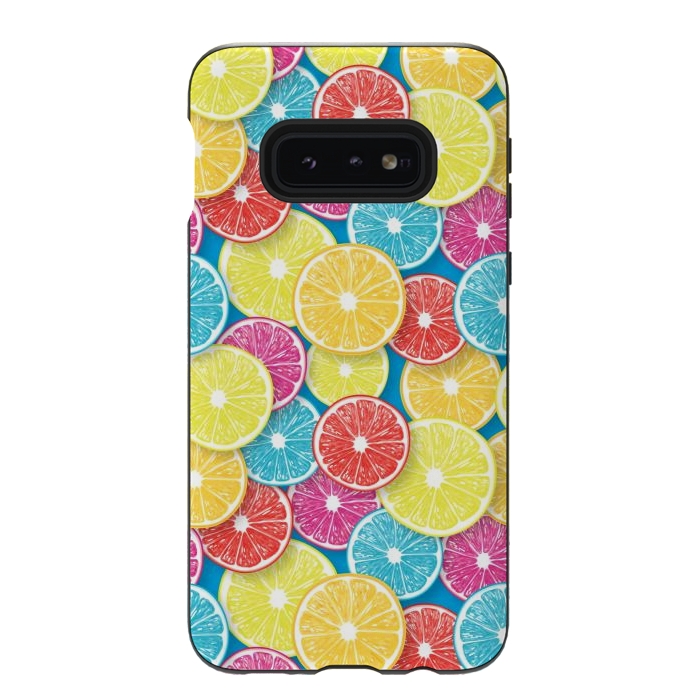 Galaxy S10e StrongFit Citrus fruit slices by Katerina Kirilova