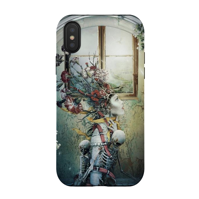 iPhone Xs / X StrongFit Life in Death by Riza Peker