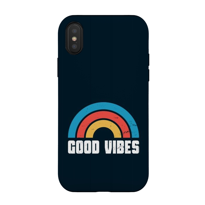 iPhone Xs / X StrongFit Good Vibes by TMSarts