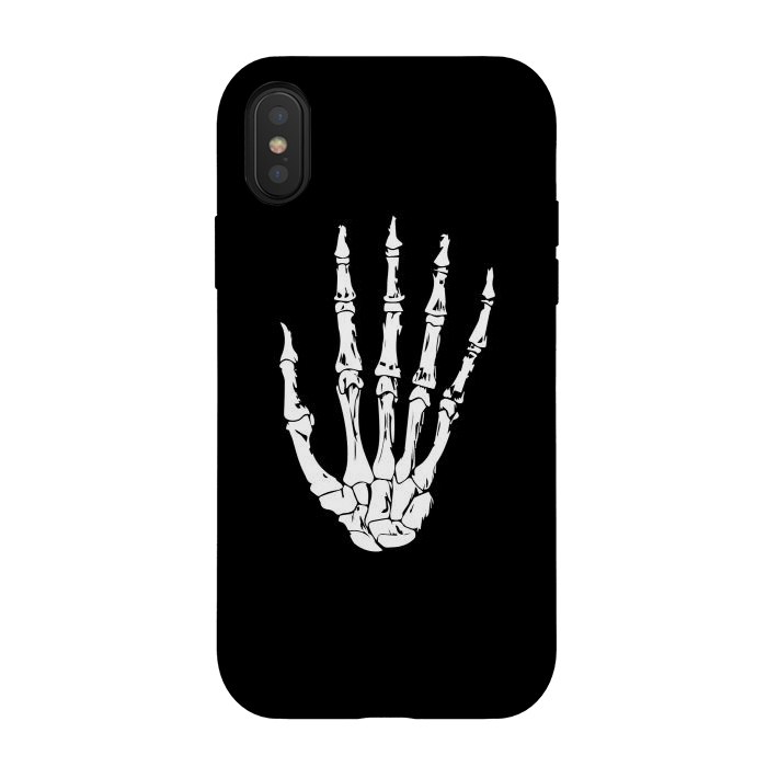 iPhone Xs / X StrongFit Skeleton Hand by TMSarts