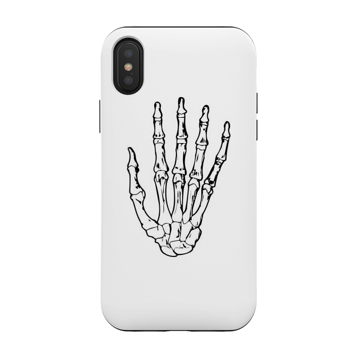 iPhone Xs / X StrongFit Skeleton Bone by TMSarts