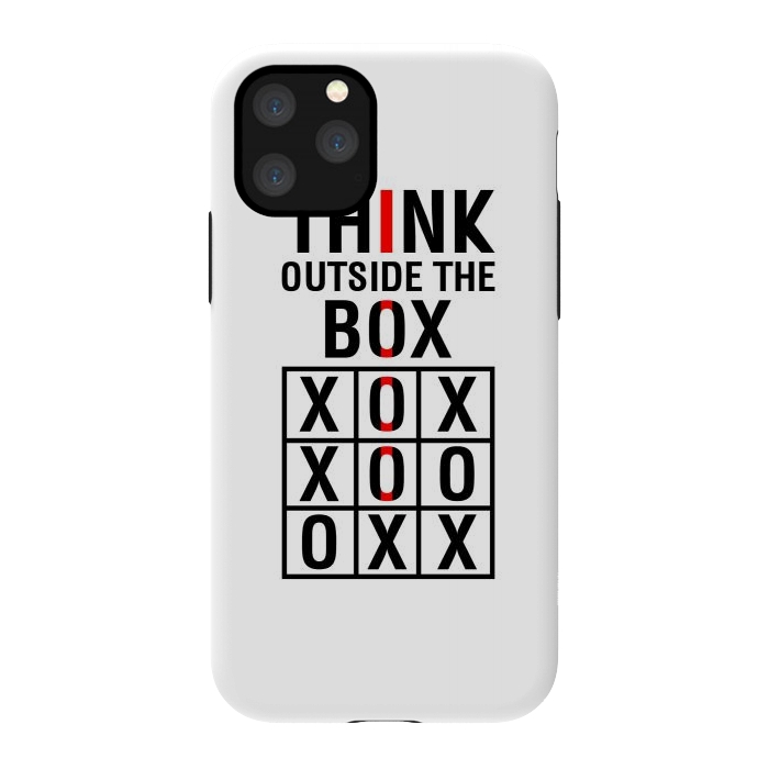 iPhone 11 Pro StrongFit Think Outside The Box by TMSarts
