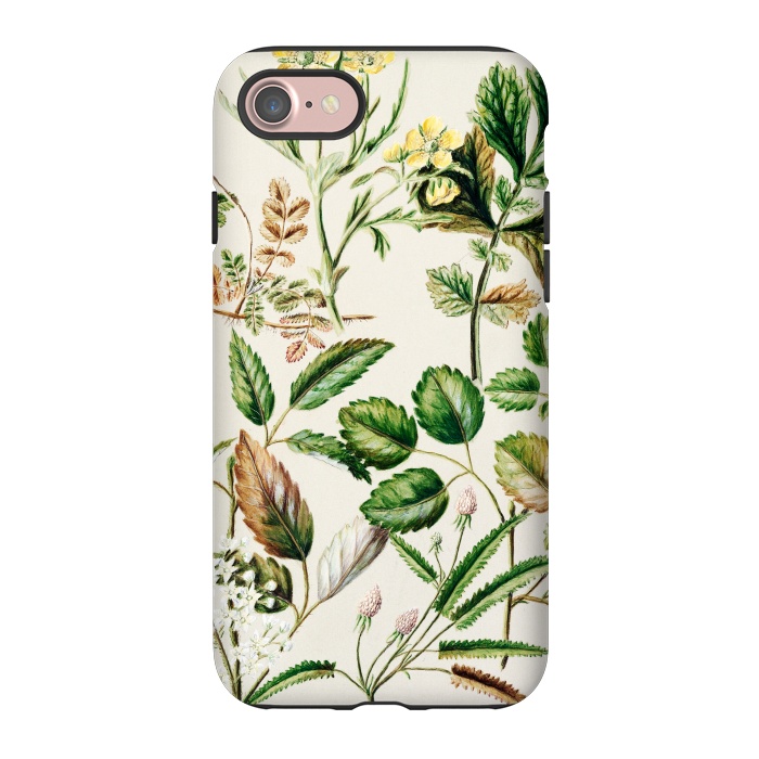 iPhone 7 StrongFit Botanic Collage by Zala Farah