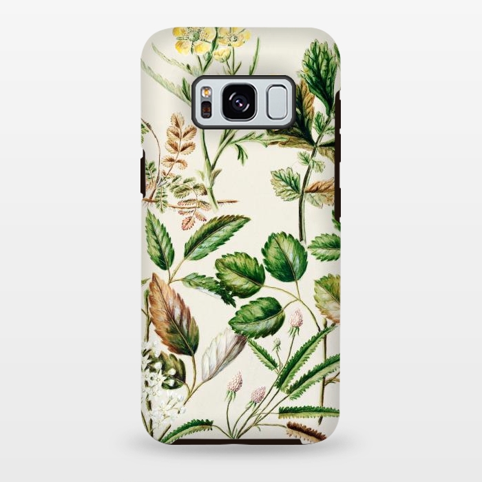 Galaxy S8 plus StrongFit Botanic Collage by Zala Farah