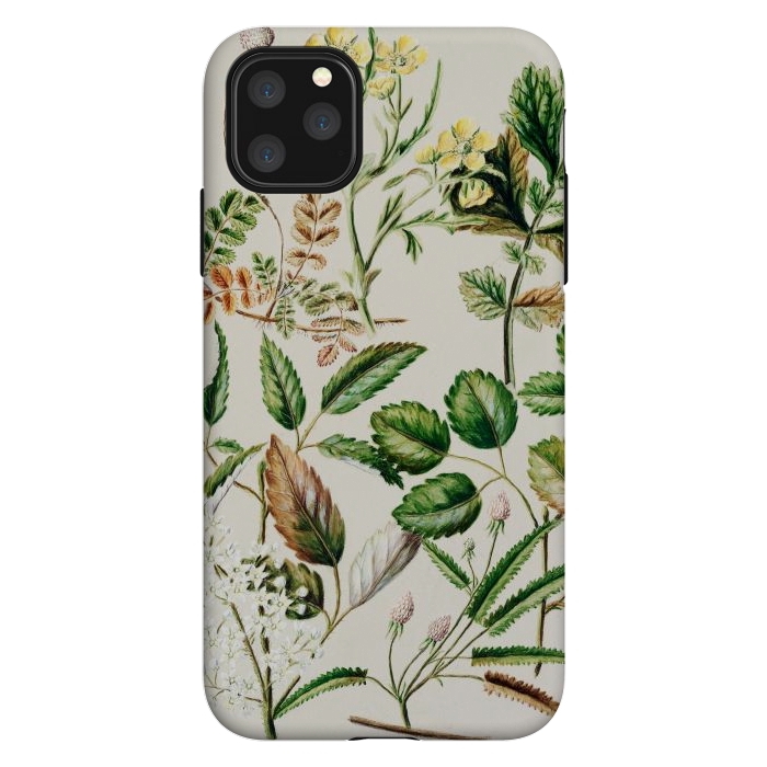 iPhone 11 Pro Max StrongFit Botanic Collage by Zala Farah