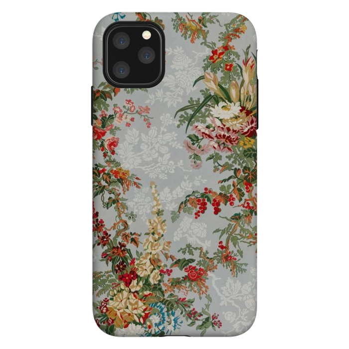 iPhone 11 Pro Max StrongFit Industrial Floral Print by Zala Farah