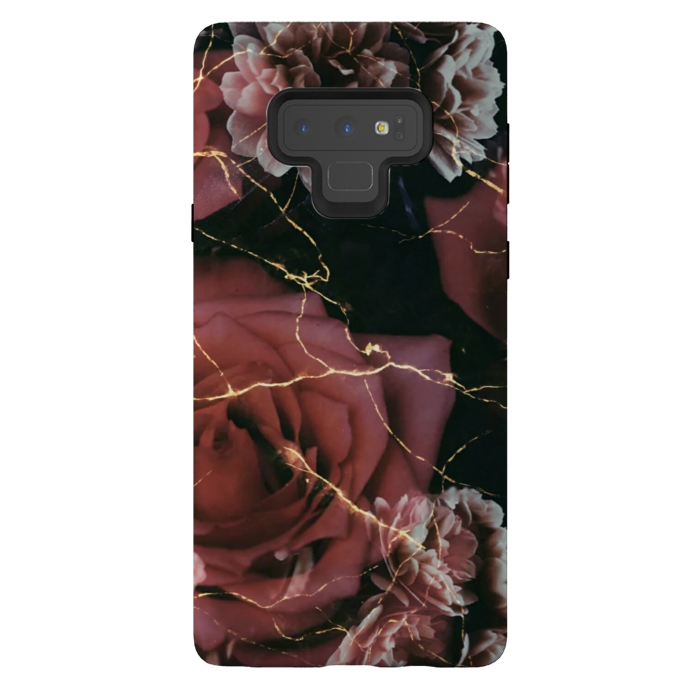 Galaxy Note 9 StrongFit Aesthetic roses by Jms