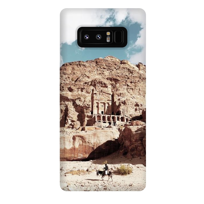 Galaxy Note 8 StrongFit Petra temple Jordan sandstone landscape by Oana 