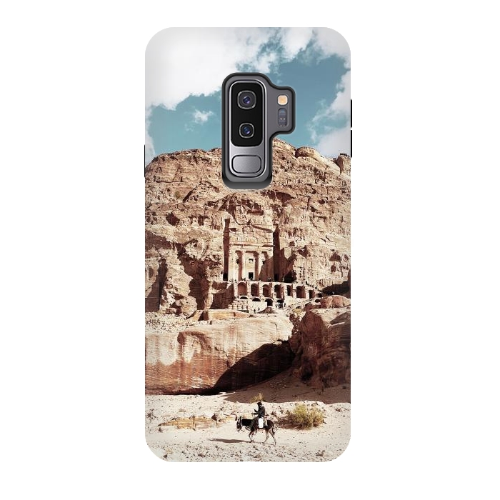 Galaxy S9 plus StrongFit Petra temple Jordan sandstone landscape by Oana 