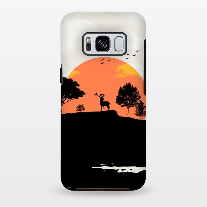 Galaxy S8 plus StrongFit Deer in the Forest by Creativeaxle