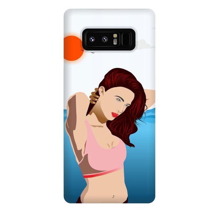 Galaxy Note 8 StrongFit Ocean Bath by Creativeaxle
