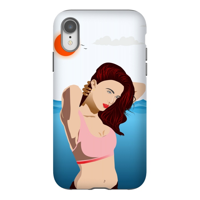 iPhone Xr StrongFit Ocean Bath by Creativeaxle
