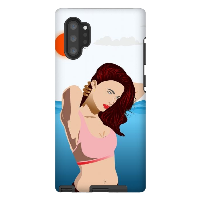Galaxy Note 10 plus StrongFit Ocean Bath by Creativeaxle