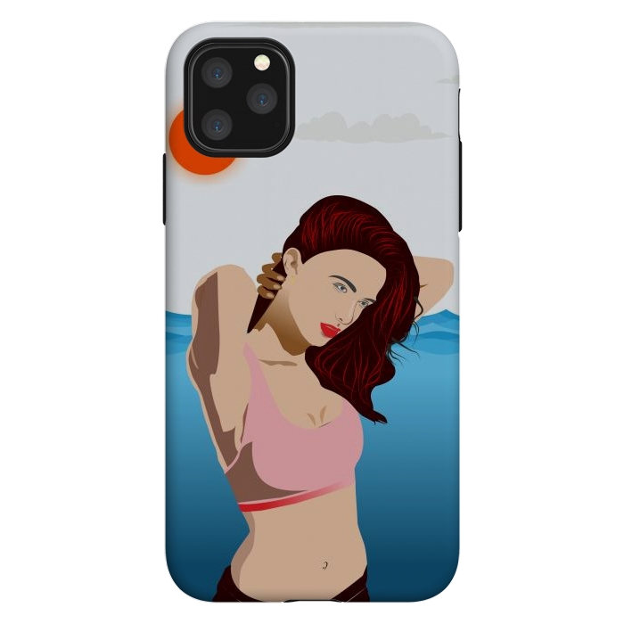 iPhone 11 Pro Max StrongFit Ocean Bath by Creativeaxle