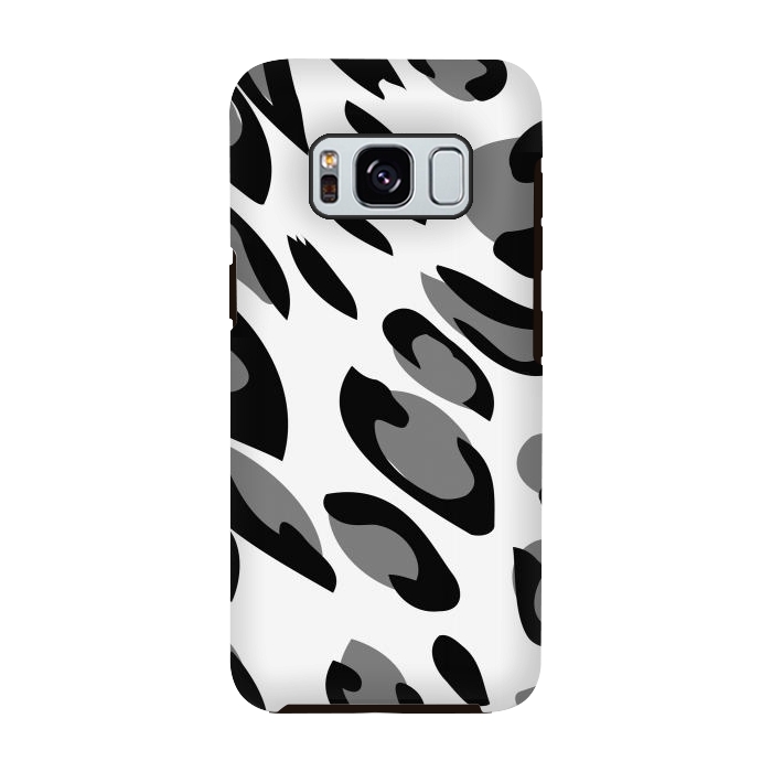 Galaxy S8 StrongFit gray animal print by haroulita