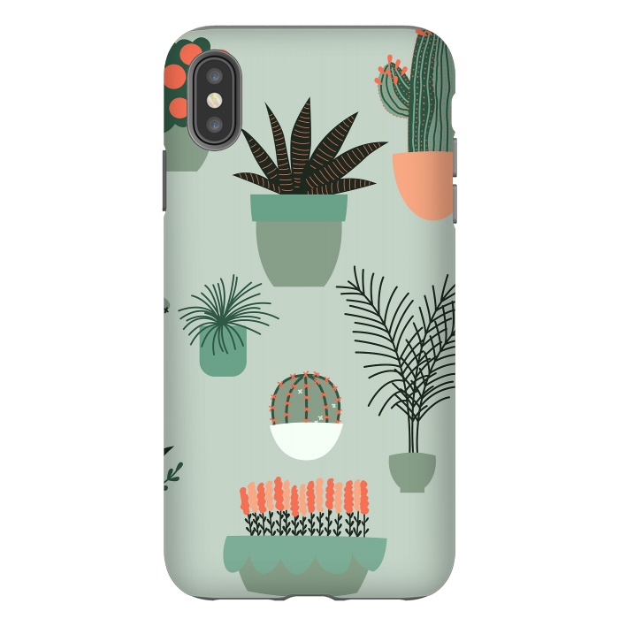 iPhone Xs Max StrongFit Flower Pots by Jelena Obradovic