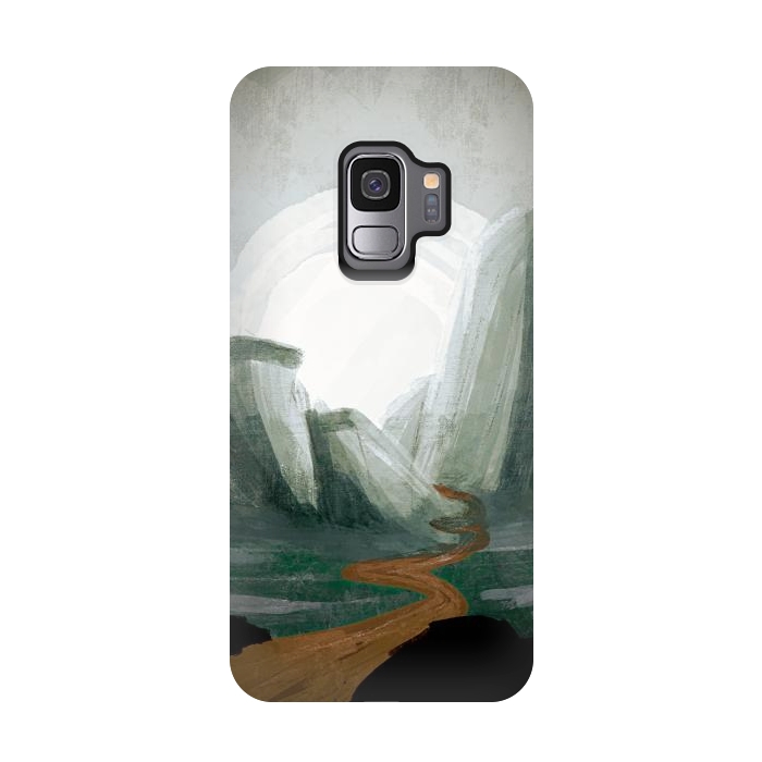 Galaxy S9 StrongFit The great green hills by Steve Wade (Swade)