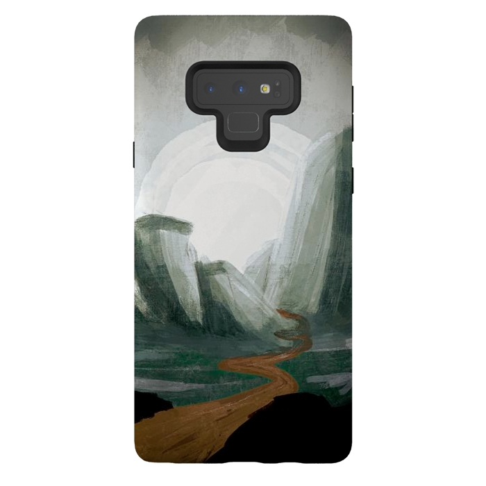 Galaxy Note 9 StrongFit The great green hills by Steve Wade (Swade)