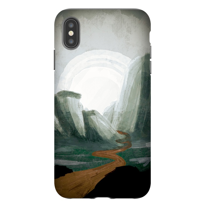 iPhone Xs Max StrongFit The great green hills by Steve Wade (Swade)