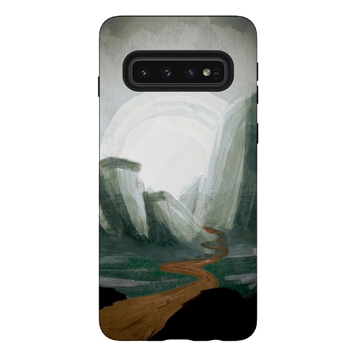 Galaxy S10 StrongFit The great green hills by Steve Wade (Swade)