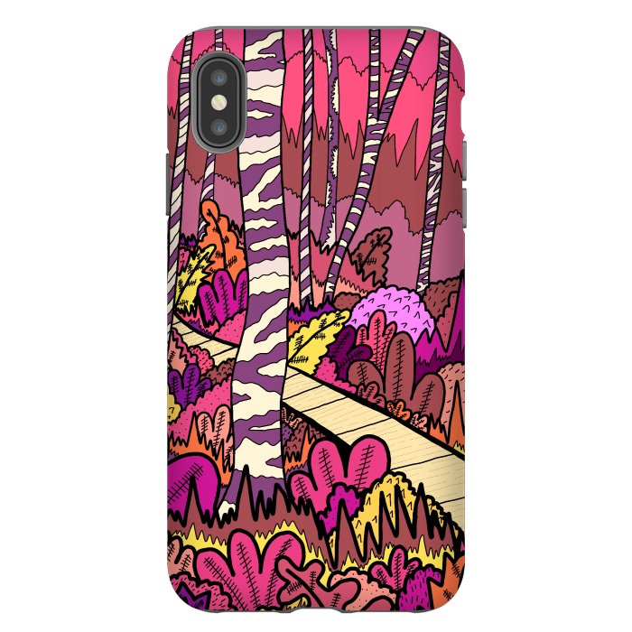 iPhone Xs Max StrongFit The pink forest walk by Steve Wade (Swade)