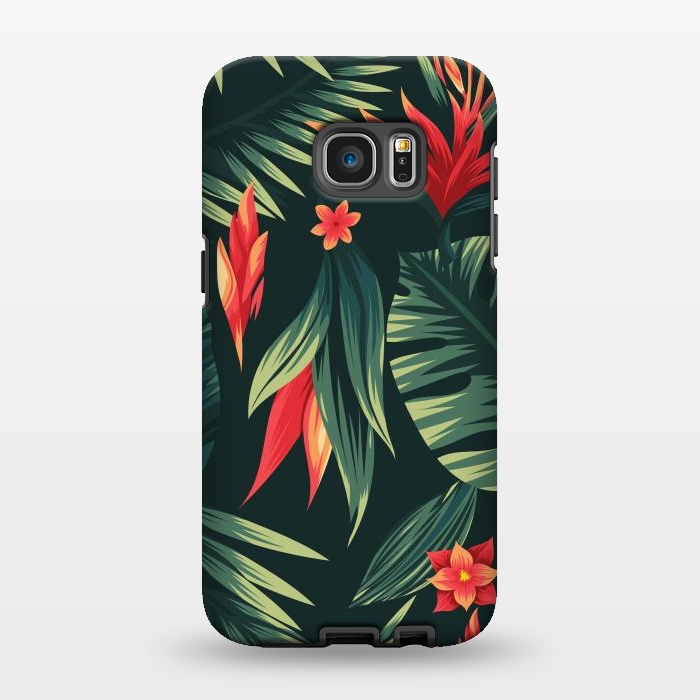 Galaxy S7 EDGE StrongFit tropical blossom by haroulita