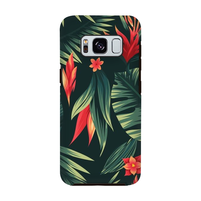 Galaxy S8 StrongFit tropical blossom by haroulita