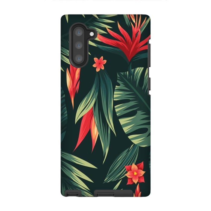 Galaxy Note 10 StrongFit tropical blossom by haroulita