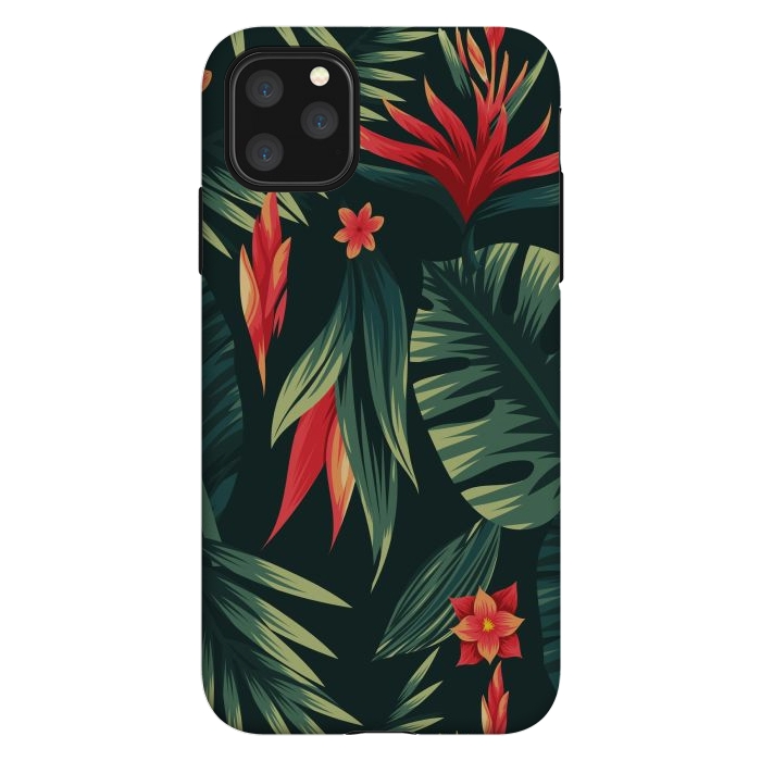 iPhone 11 Pro Max StrongFit tropical blossom by haroulita
