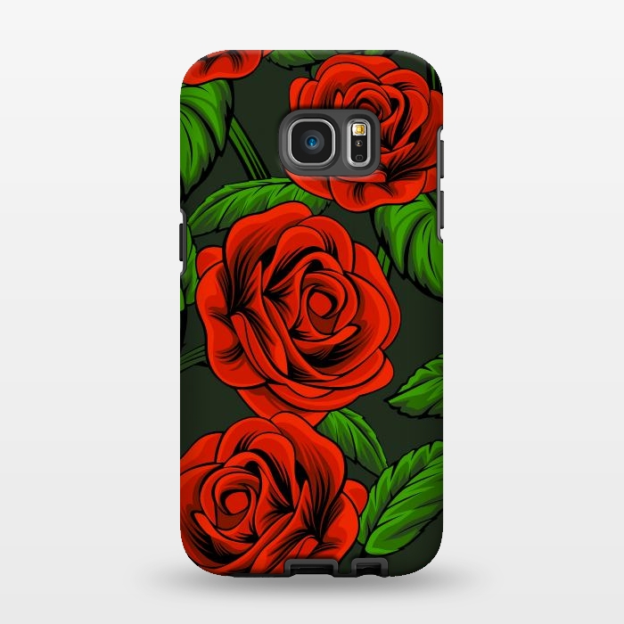 Galaxy S7 EDGE StrongFit red roses by haroulita