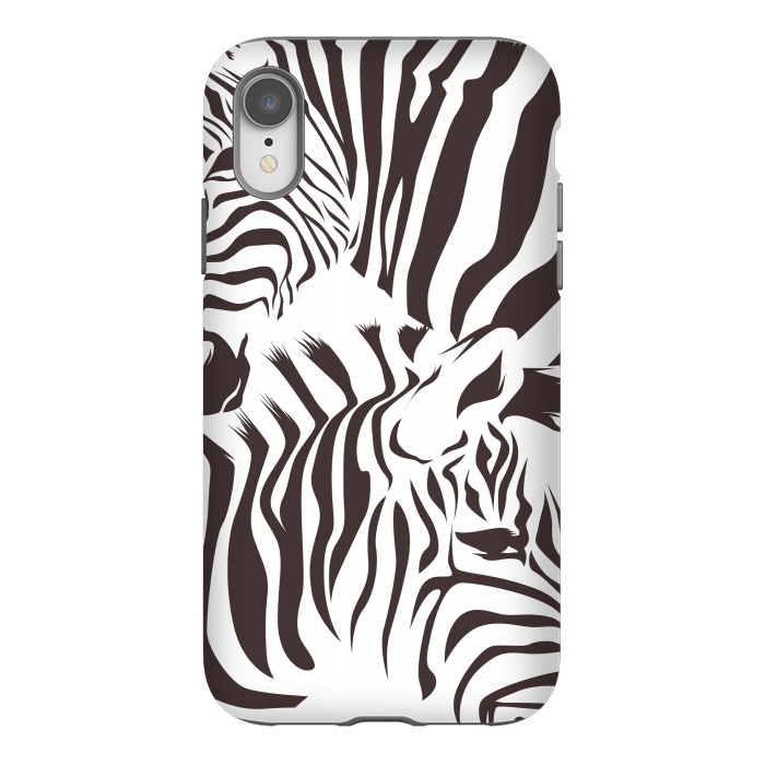 iPhone Xr StrongFit zebra l by haroulita