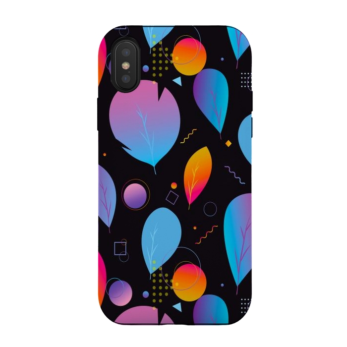 iPhone Xs / X StrongFit vivid leaves  by haroulita