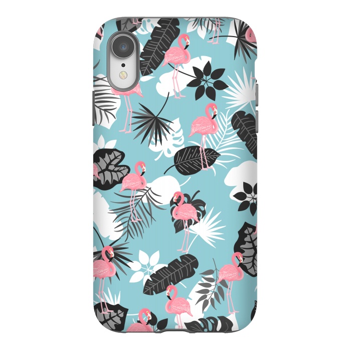 iPhone Xr StrongFit Pink flamingo by Jms