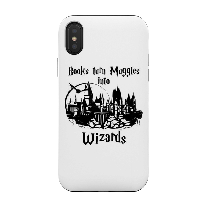 iPhone Xs / X StrongFit Books turn muggles into wizards  by Winston