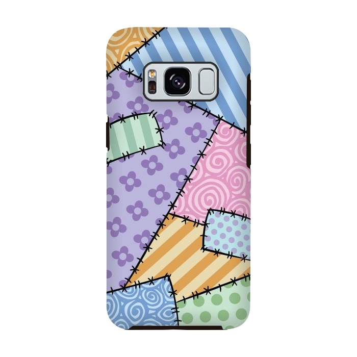 Galaxy S8 StrongFit Patchwork by Laura Nagel