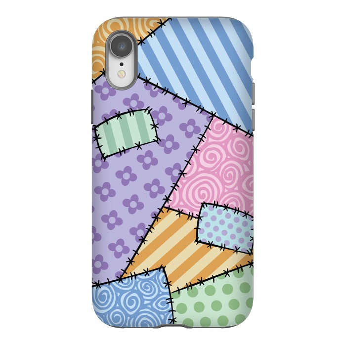 iPhone Xr StrongFit Patchwork by Laura Nagel