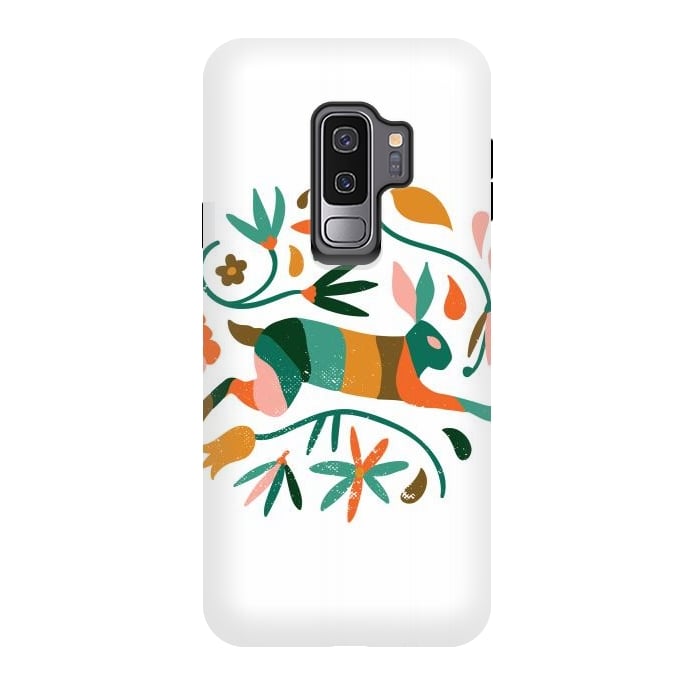 Galaxy S9 plus StrongFit Rustic Jungle by Uma Prabhakar Gokhale