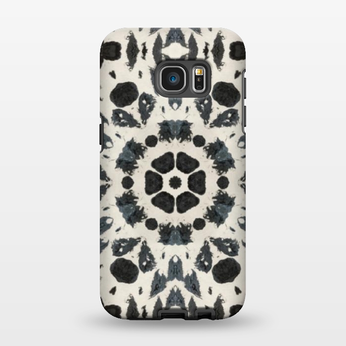 Galaxy S7 EDGE StrongFit Tribal cream by Nina Leth