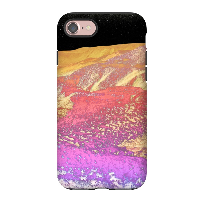 iPhone 7 StrongFit Vibrant rainbow mountain by Oana 
