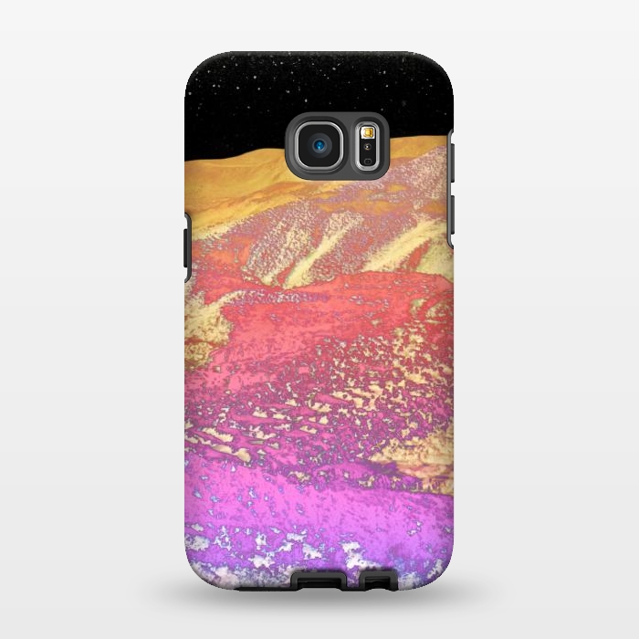 Galaxy S7 EDGE StrongFit Vibrant rainbow mountain by Oana 