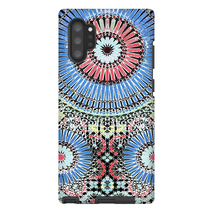 Galaxy Note 10 plus StrongFit Colorful Moroccan inspired mosaic tiles by Oana 
