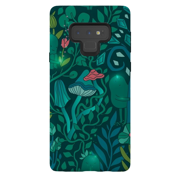 Galaxy Note 9 StrongFit Emerald forest keepers.  by Anna Alekseeva