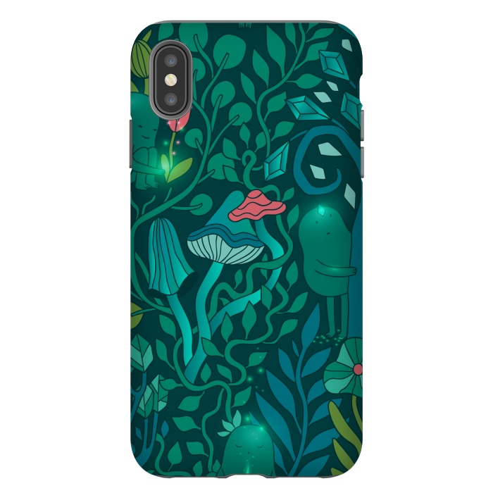 iPhone Xs Max StrongFit Emerald forest keepers.  by Anna Alekseeva
