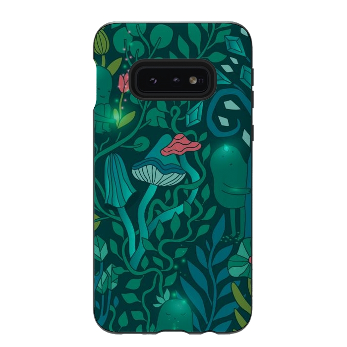Galaxy S10e StrongFit Emerald forest keepers.  by Anna Alekseeva