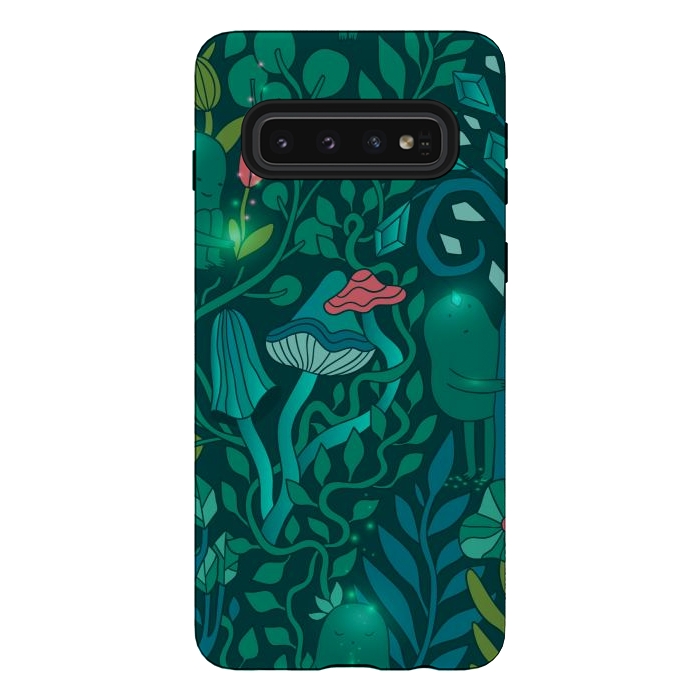 Galaxy S10 StrongFit Emerald forest keepers.  by Anna Alekseeva