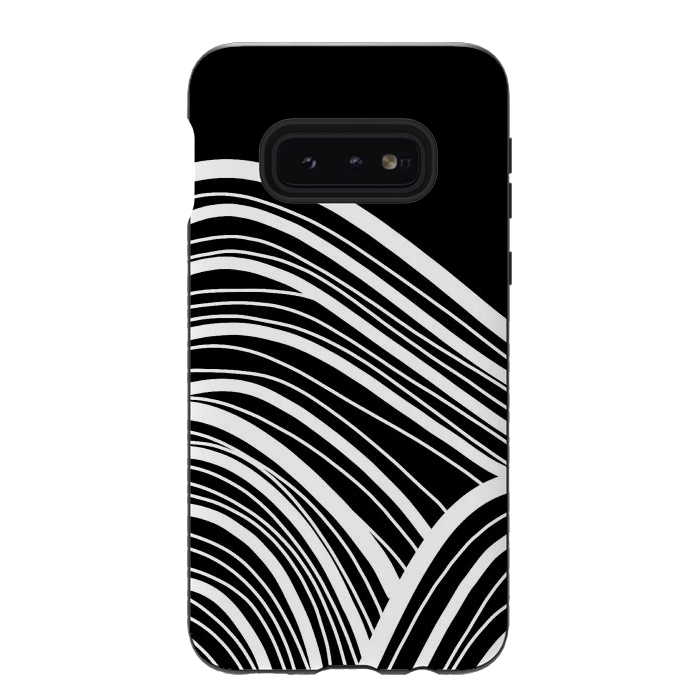 Galaxy S10e StrongFit The white waves by Steve Wade (Swade)