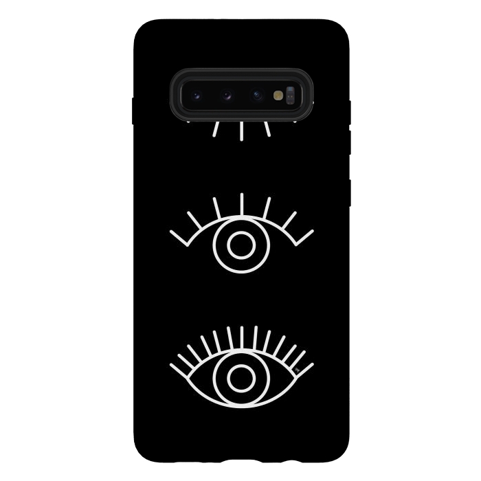 Galaxy S10 plus StrongFit Mystery Eyes by Martina