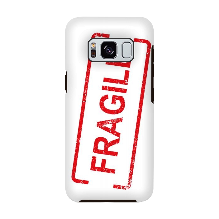 Galaxy S8 StrongFit Fragile Red by Martina