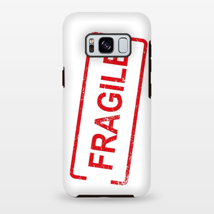 Galaxy S8 plus StrongFit Fragile Red by Martina
