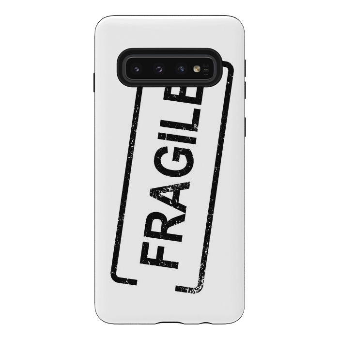 Galaxy S10 StrongFit Fragile Black by Martina